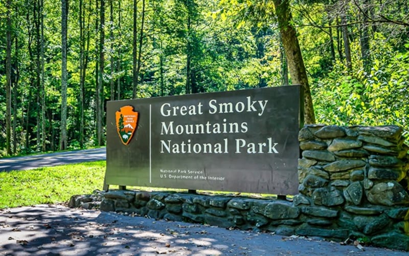Great Smoky Mountain National Park! Take a driving tour through Cades Cove and enjoy the beauty of the mountains. 