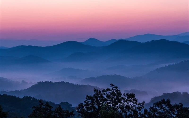 Gorgeous Smoky Mountains at Sunrise!